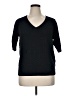 Ella Moss Black 3/4 Sleeve Top Size XL - photo 1