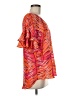 Apt. 9 100% Polyester Orange Short Sleeve Blouse Size M - photo 4
