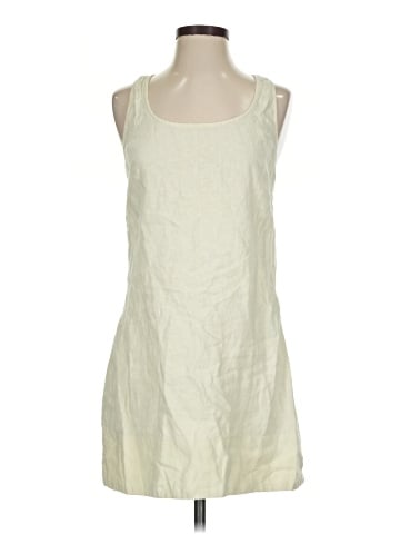 Madewell Cross-Back A-Line Mini Dress in Linen (view 1)