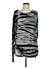 Te Verde Animal Print Silver Pullover Sweater Size M - photo 1