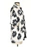Topshop 100% Polyester Floral Ivory Short Sleeve Blouse Size 4 - photo 4