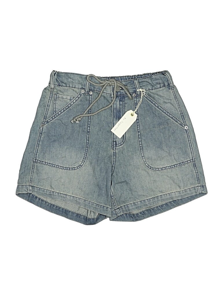 Pre-owned By Together Denim Shorts In Blue