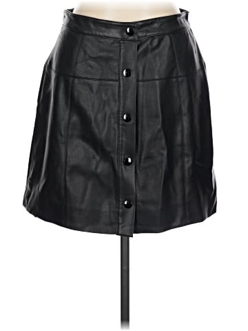 For The Republic Faux Leather Skirt (view 1)
