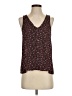 Allison Joy 100% Polyester Burgundy Sleeveless Blouse Size XS - photo 1