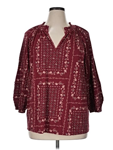 Style&Co 3/4 Sleeve Blouse (view 1)