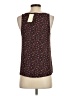 Allison Joy 100% Polyester Burgundy Sleeveless Blouse Size XS - photo 2