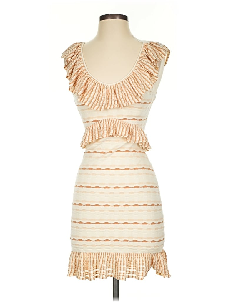 Pre-owned Kivari Cocktail Dress In Ivory