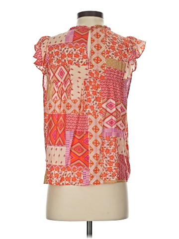 Rose + Olive Sleeveless Blouse (view 2)