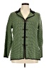 misook 100% Acrylic Houndstooth Brown Green Jacket Size XL - photo 1