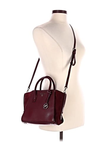 MICHAEL Michael Kors Leather Satchel (view 2)