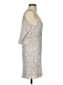 Meshki 100% Polyester Tweed White Silver Cocktail Dress Size S - photo 4