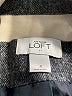 Ann Taylor LOFT Outlet Stripes White Gray Blazer Size 4 - photo 6