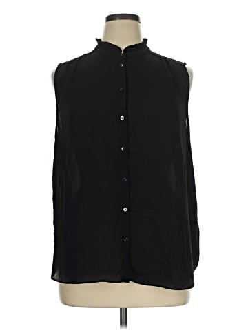 NYDJ Sleeveless Button-Down Shirt (view 1)