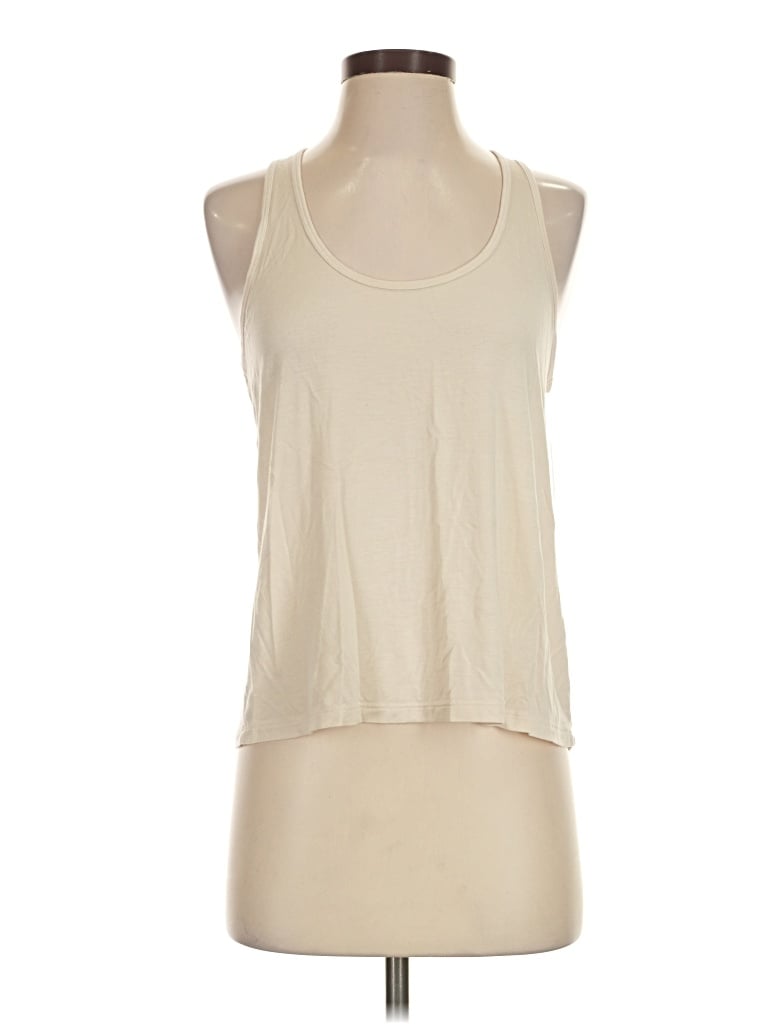 American Eagle Outfitters Tank Top Ivory Halter Neckline Tops In Neutral