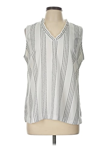 Ann Taylor Factory Sleeveless Blouse (view 1)