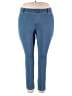 Amazon Essentials Solid Blue Jeggings Size XXL - photo 1
