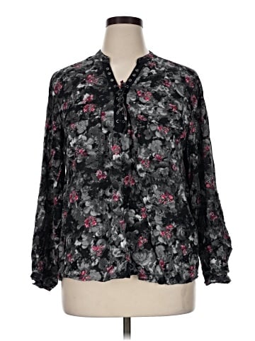 Rock & Republic Long Sleeve Blouse (view 1)