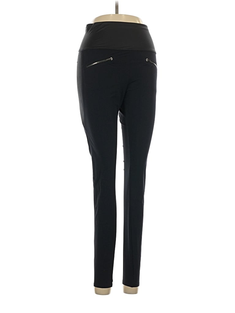 Pre-owned Aday Active Pants In Black