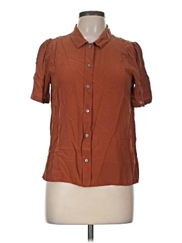 Everlane Short Sleeve Silk Top (view 1)