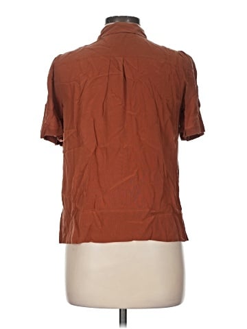 Everlane Short Sleeve Silk Top (view 2)