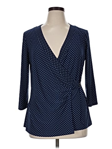 Lauren by Ralph Lauren 3/4 Sleeve T-Shirt (view 1)