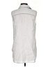 Chico's 100% Linen Silver Sleeveless Button-Down Shirt Size Sm (0) - photo 2