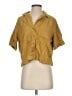 Universal Thread Tan Short Sleeve Blouse Size S - photo 1