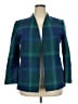 TanJay Plaid Blue Blazer Size 18 - photo 1