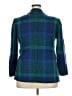 TanJay Plaid Blue Blazer Size 18 - photo 2