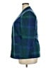 TanJay Plaid Blue Blazer Size 18 - photo 5