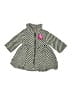 Penelope Mack 100% Polyester Chevron-herringbone Silver Coat 9-12 MO / 12 MO - photo 1