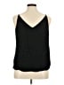 Express 100% Rayon Black Sleeveless Blouse Size XL - photo 2