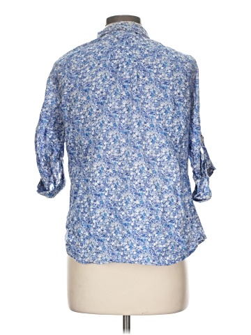 St. John's Bay 3/4 Sleeve Button-Down Shirt (view 2)