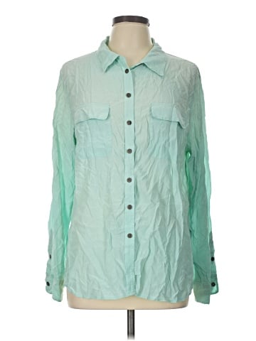 TWO by Vince Camuto Long Sleeve Silk Top (view 1)