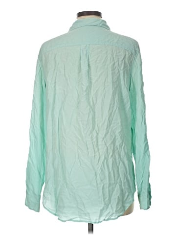 TWO by Vince Camuto Long Sleeve Silk Top (view 2)