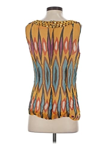 Tory Burch Sleeveless Silk Top (view 2)