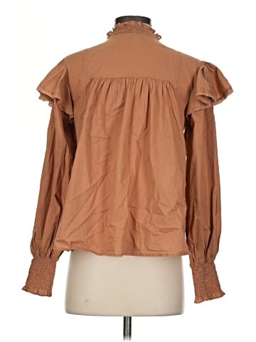 Topshop Long Sleeve Blouse (view 2)