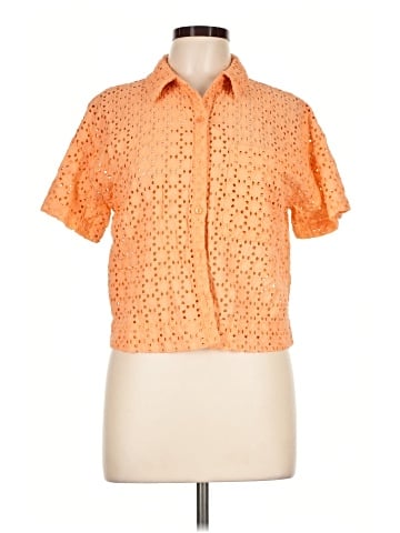 Marled by Reunited Short Sleeve Blouse (view 1)
