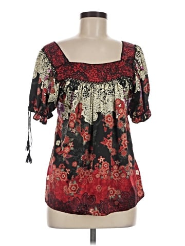 ECI Short Sleeve Blouse (view 1)