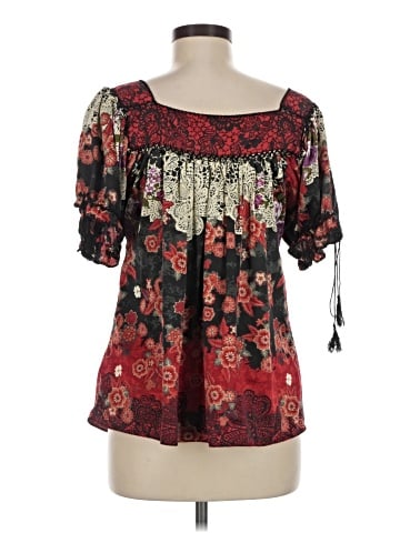 ECI Short Sleeve Blouse (view 2)