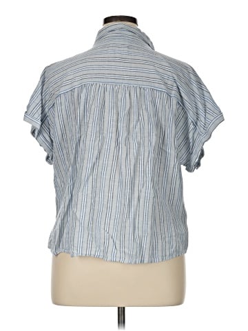 Lucky Brand Short Sleeve Button-Down Shirt (view 2)
