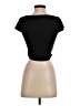 Reformation Black Short Sleeve Top Size S - photo 2