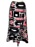 Notations Graphic Black Casual Skirt Size L - photo 1