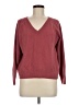 Old Navy Solid Burgundy Pullover Sweater Size Med Petite - photo 1