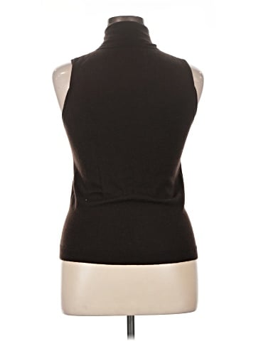 Neiman Marcus Sleeveless Turtleneck (view 2)