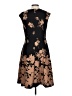 Connected Apparel Floral Brown Cocktail Dress Size 12 - photo 2