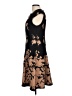 Connected Apparel Floral Brown Cocktail Dress Size 12 - photo 5