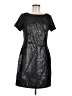 Laundry by Design 100% Polyester Metallic Black Cocktail Dress Size 8 - photo 1