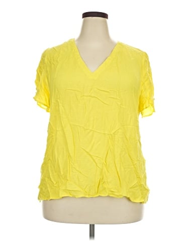 Violeta by Mango Short Sleeve Blouse (view 1)
