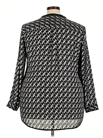 Roz & Ali Long Sleeve Blouse (view 2)